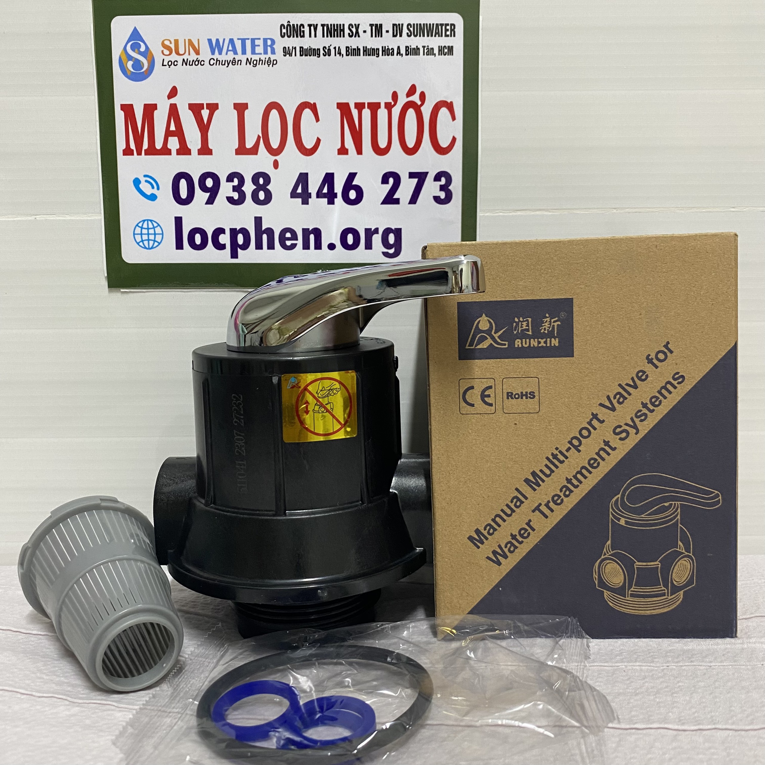 Van 3 ngả 34 dùng cho cột lọc nước