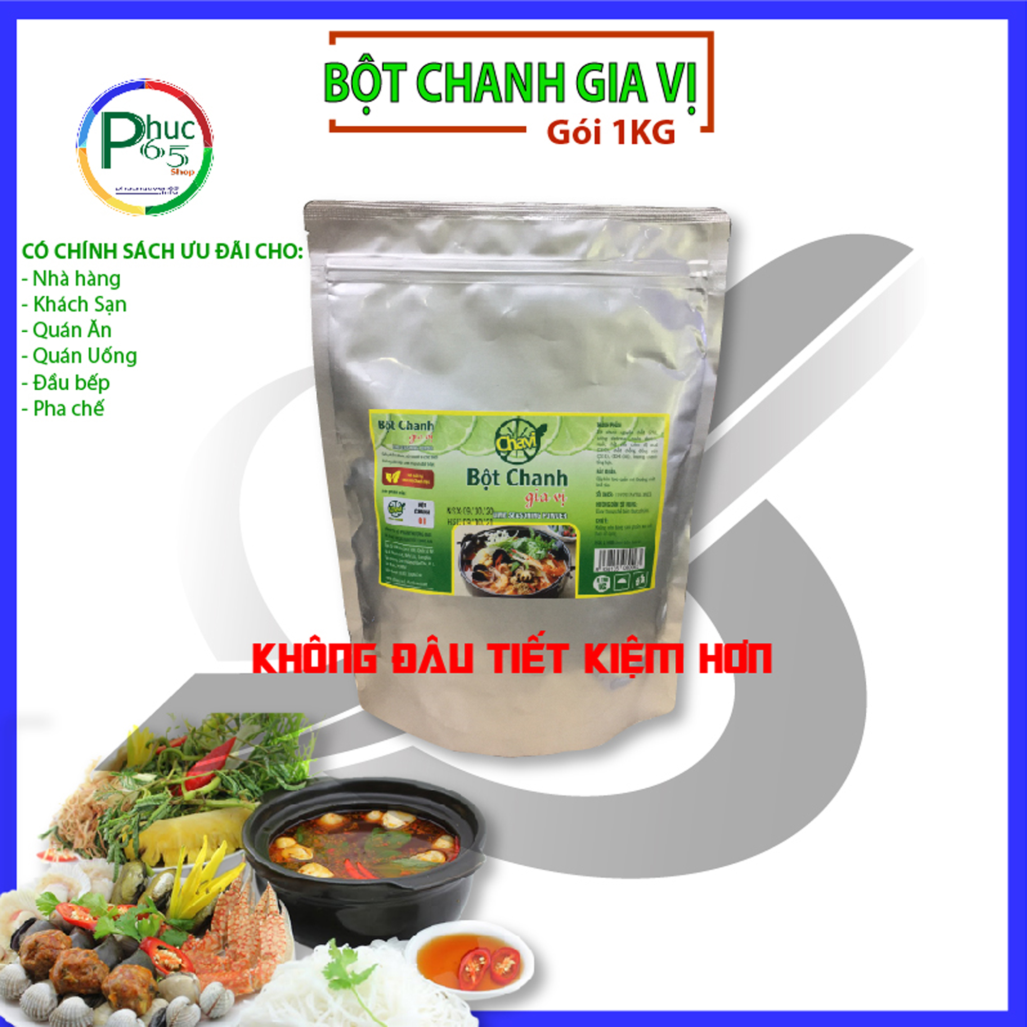 Bột Chanh Chavi (lemon powder)-1KG