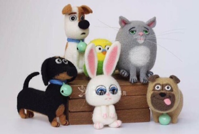 Len Chọc Nghệ Thuật Needle Felt
