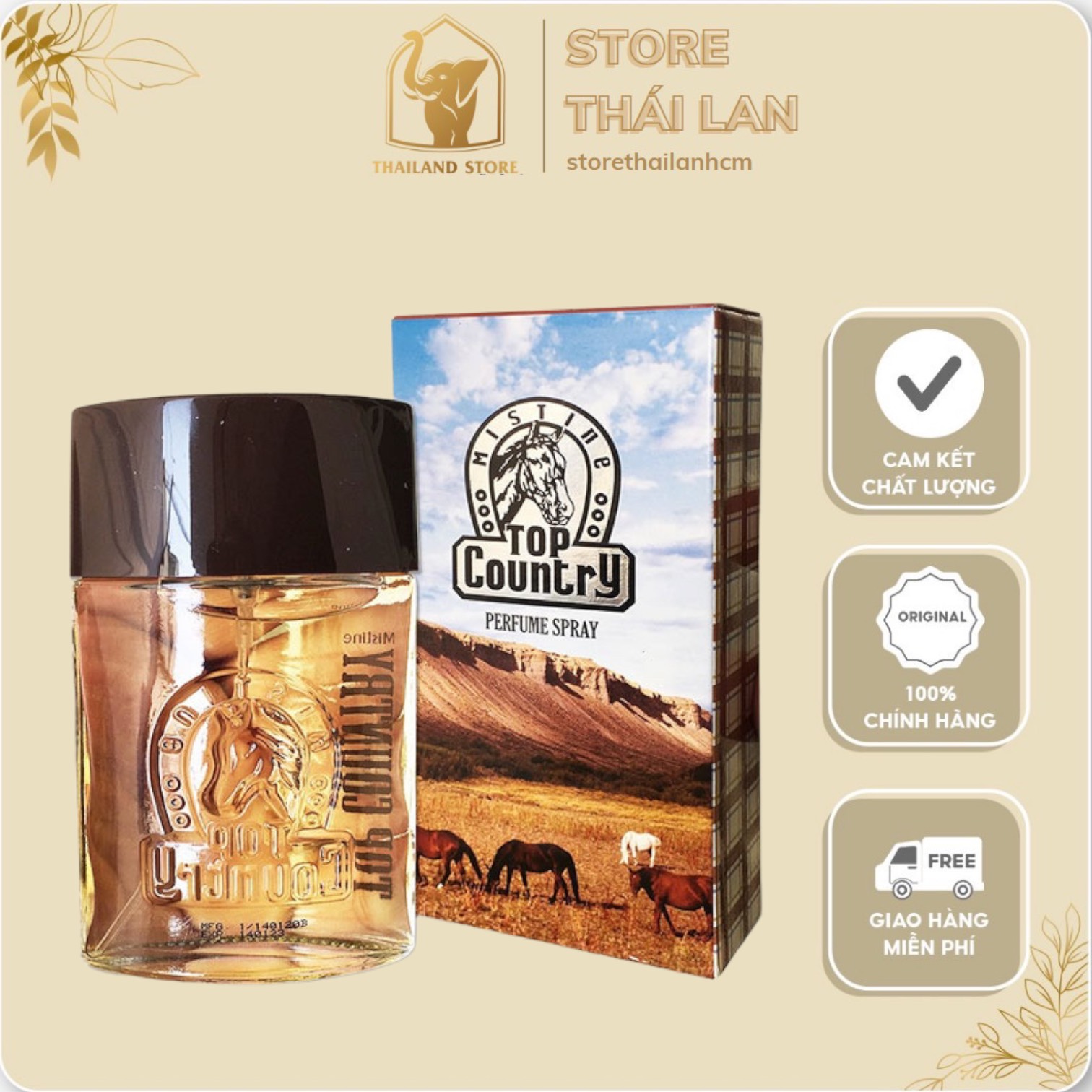 Nước Hoa Ngựa Top Country Mistine Thái Lan