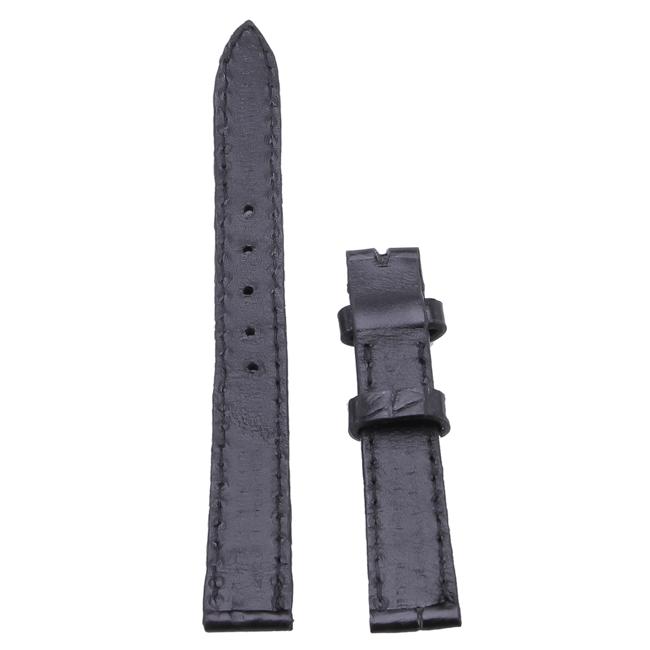 Dây đồng hồ da cá sấu size 12 - 14 màu đen TH8226