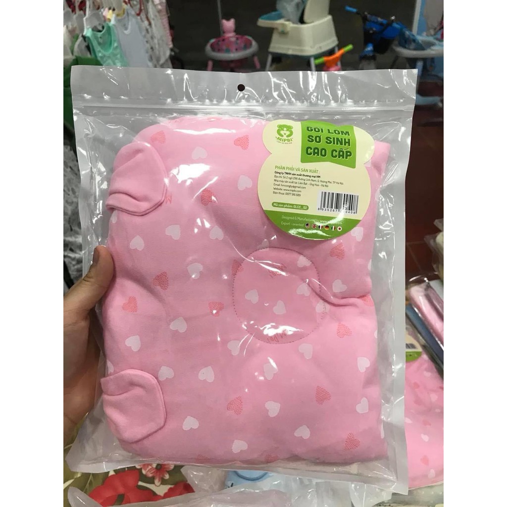 Gối lõm sơ sinh Mipbi