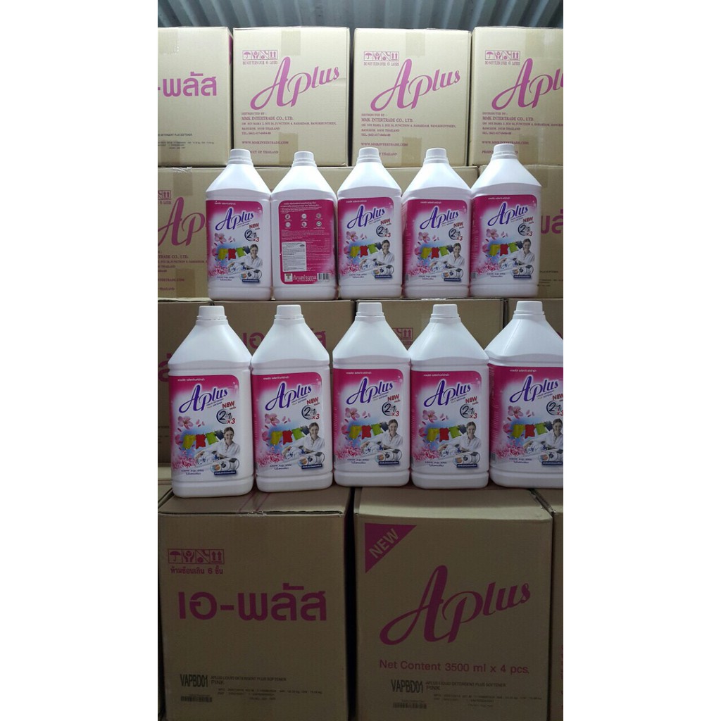 [Nhập khẩu chính hãng] Nước giặt xả 2in1 Aplus Thái lan (mẫu mới đậm đặc gấp 3 lần)