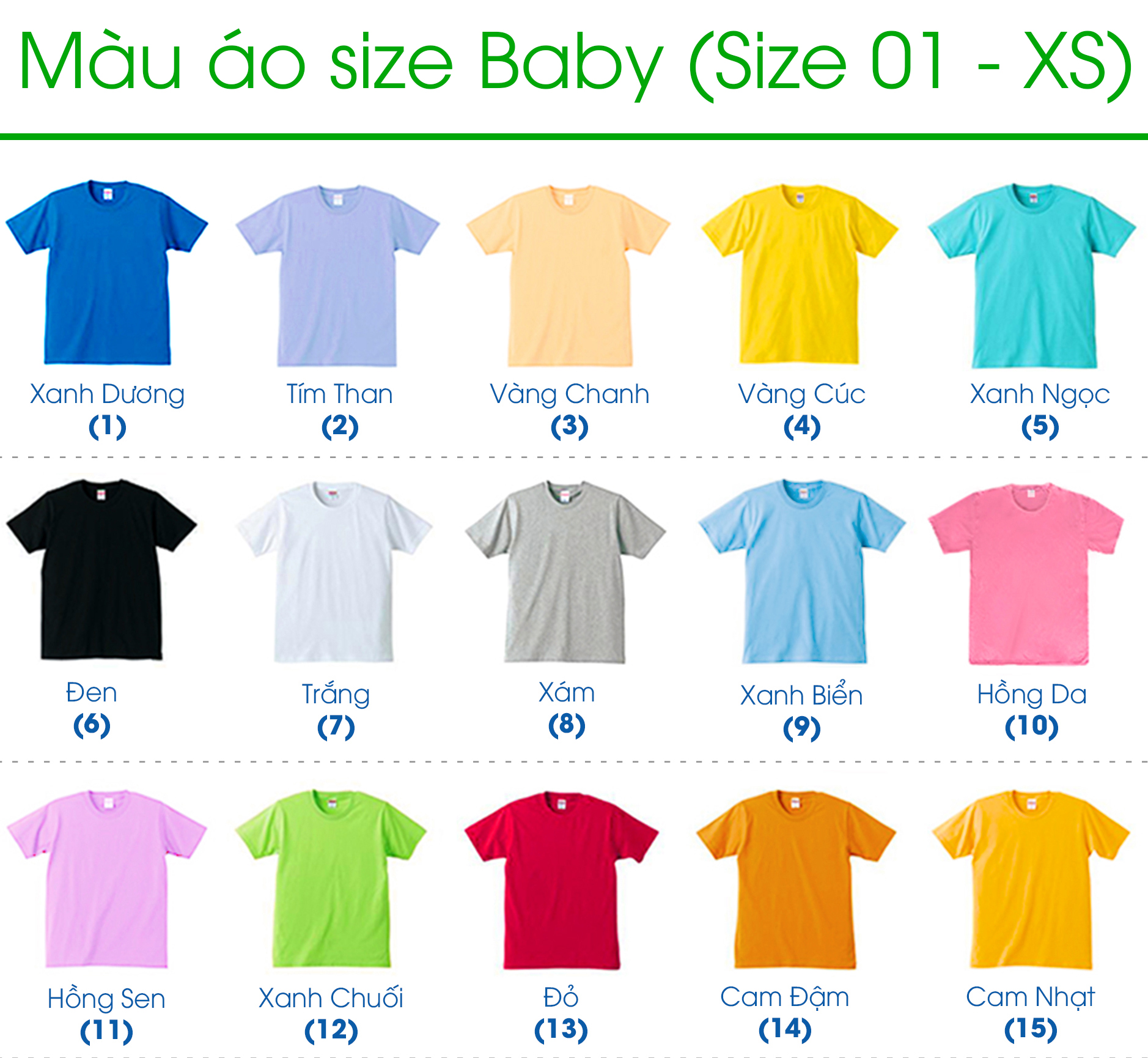 Combo 10 áo thun trơn nam nữ được chọn màu đủ size