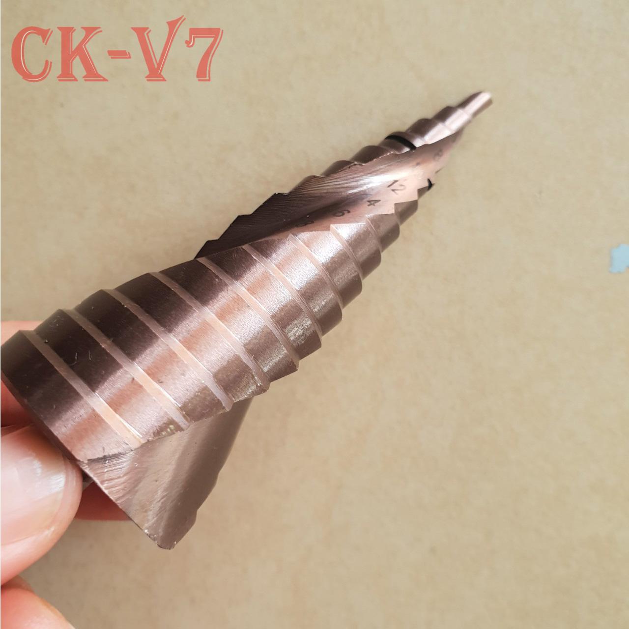 Mũi khoan bước tháp HSS 4-32mm(khoan inox,sắt,thép...)