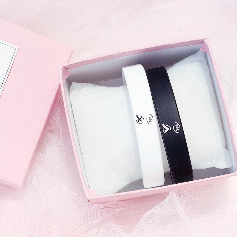 Vòng tay silicon Ulzzang Yes No V902