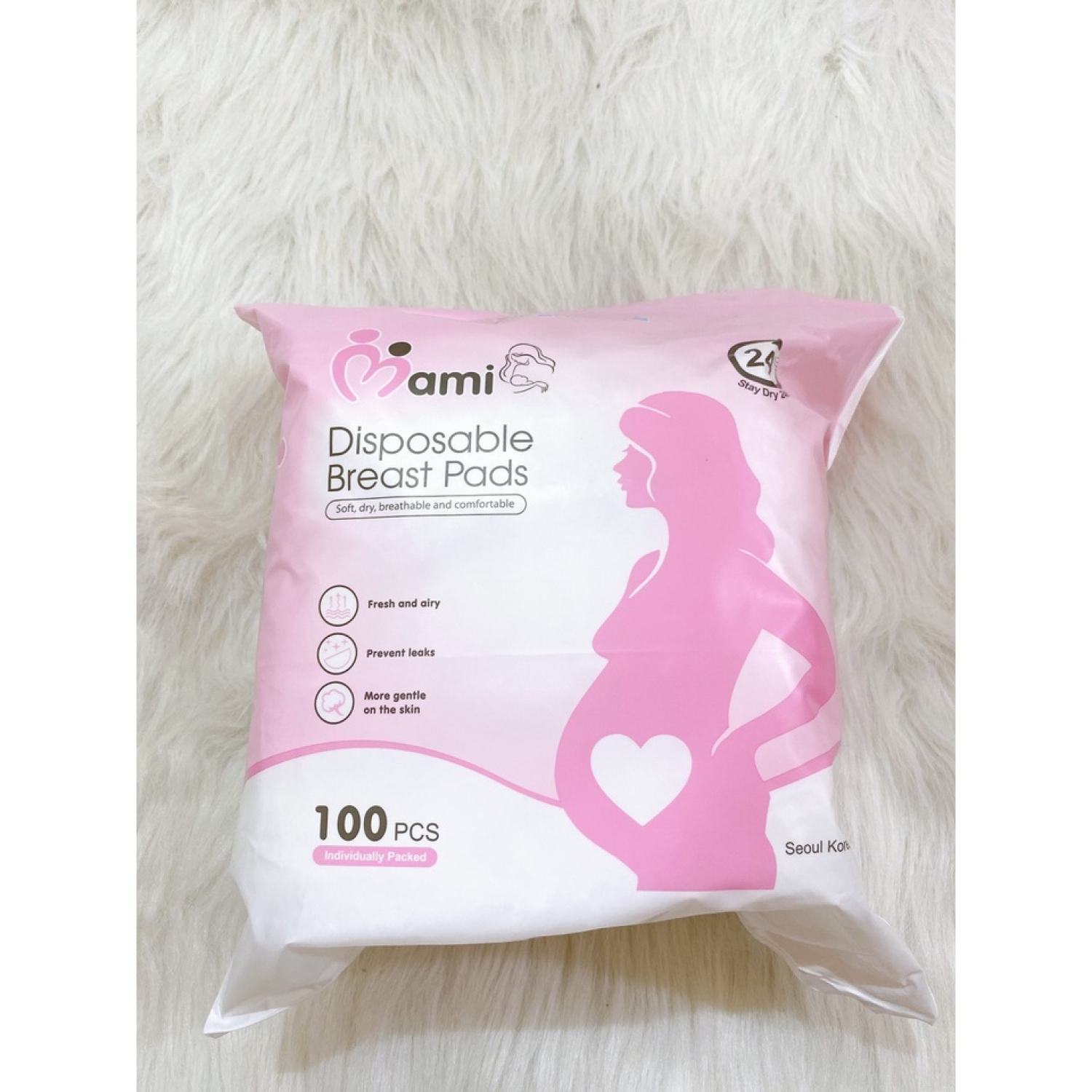 (Bịch to 100 miếng) Lót thấm sữa MAMI CARE