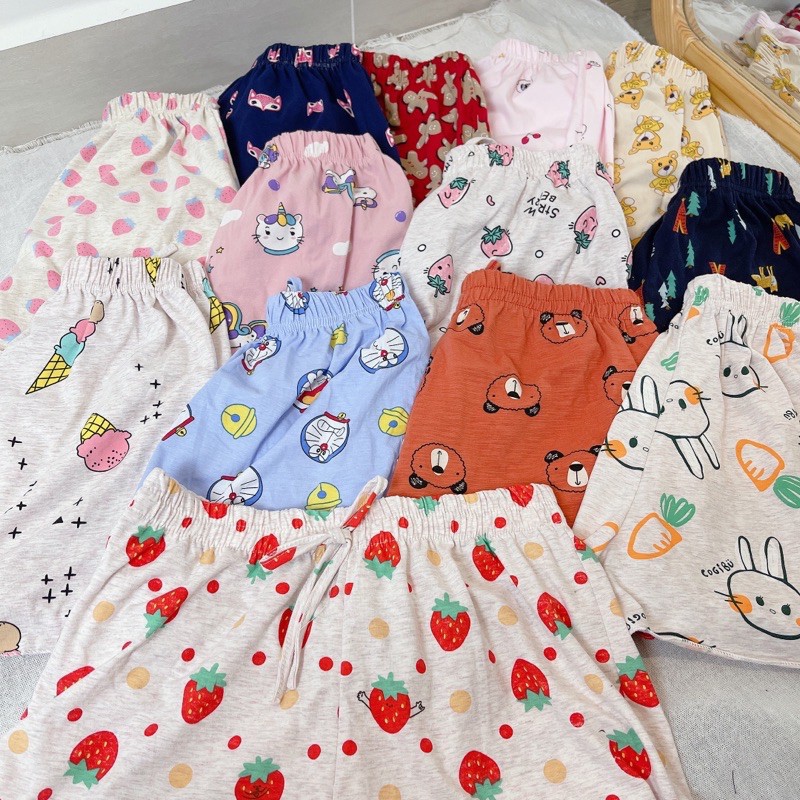 Quần đùi chất cotton Thái CUTE cho nữ