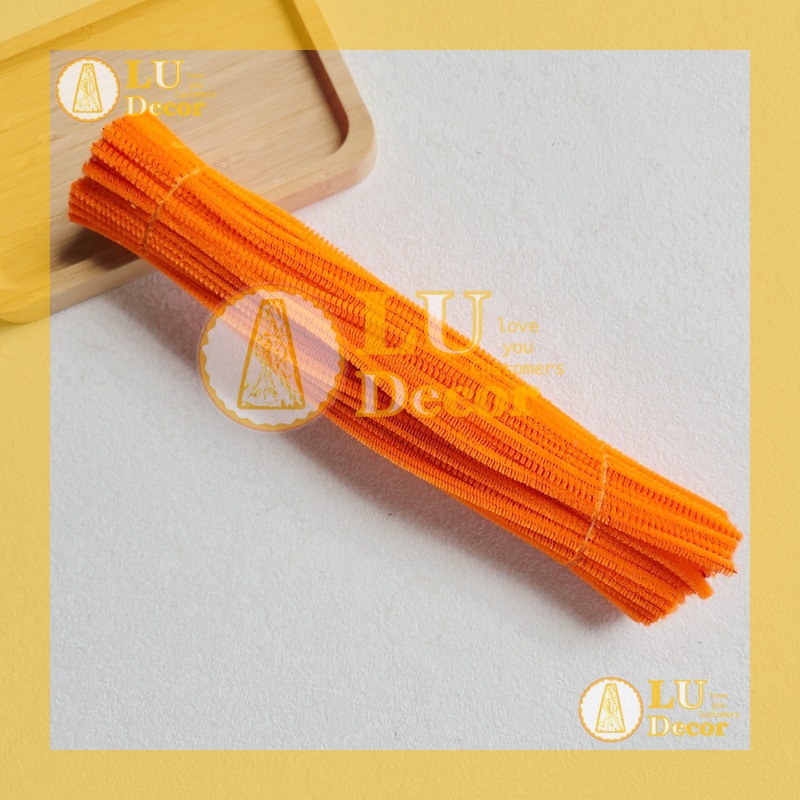Bó kẽm nhung làm đồ handmade đồ chơi cho bé | LU Decor