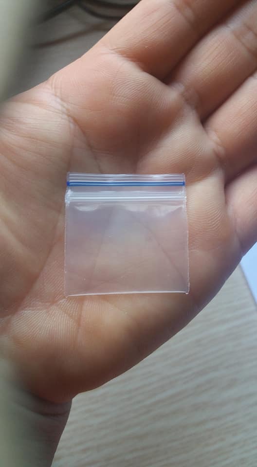 100 chiếc túi zip mini nhỏ size 3x3, loại đẹp dày dặn