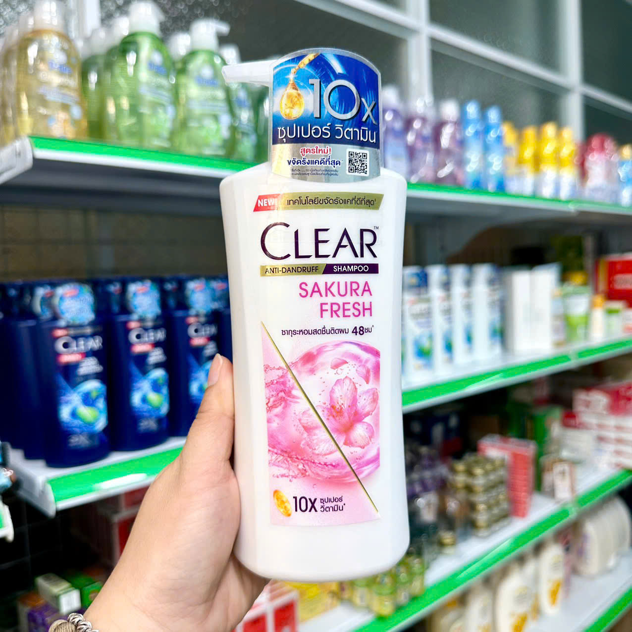 Dầu gội Clear Bạc hà nữ 400ml/ men 390ml Thái Lan