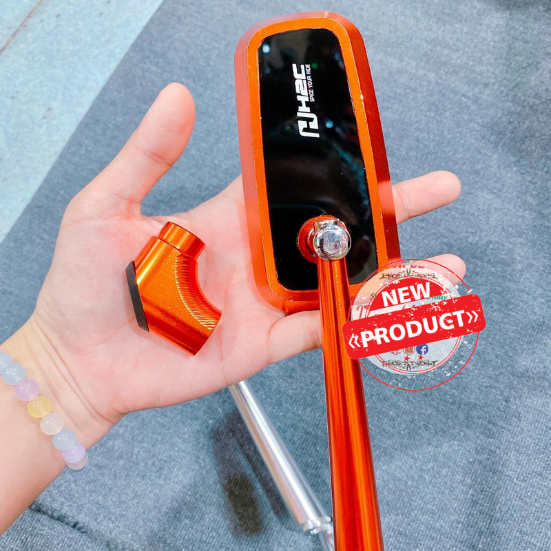 [NEW NEW] KÍNH CHIẾU HẬU - GƯƠNG CHIẾU HẬU XE MÁY H2C(MÀU CAM) VỚI NHIỀU MÀU SẮC ĐẸP MẮT - KÍNH CHIẾU HẬU H2C