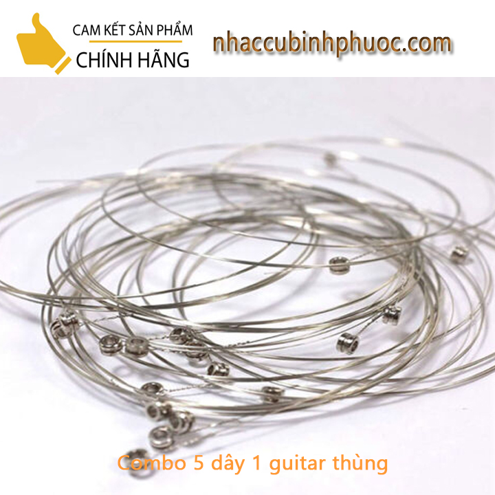 Bộ Combo 5 dây đàn guitar acoustic dây số 1