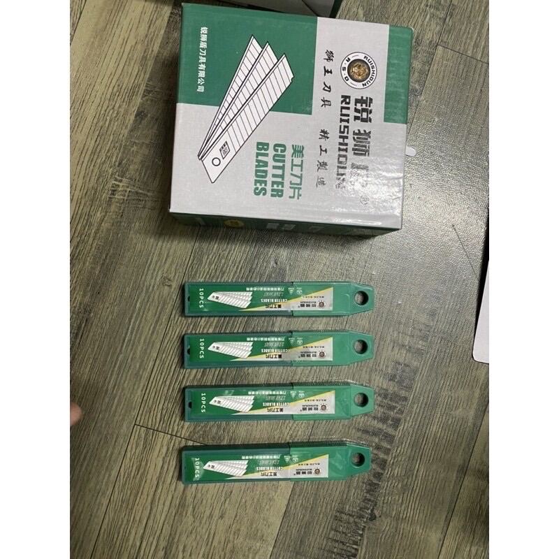 Hộp 10 lưỡi dao dọc giấy