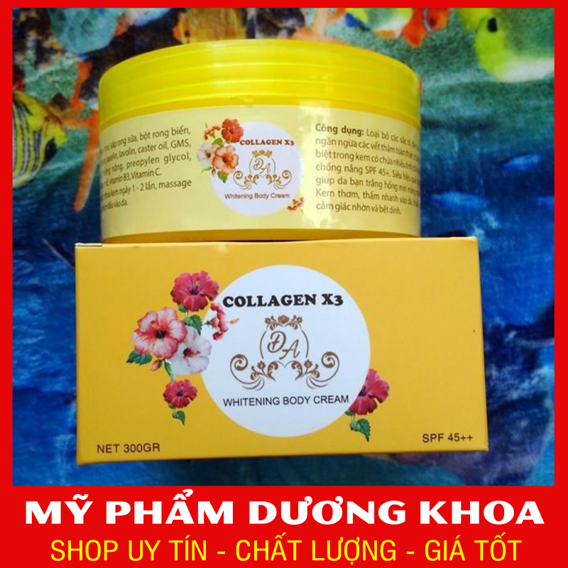 KEM DƯỠNG TRẮNG DA BODY COLAGEN X3 - BÁN CHẠY