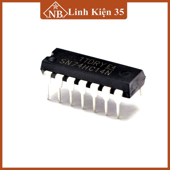 IC 74HC14 DIP14 Hex Inverter Schmitt Trigger - ic chuyển mạch trigger