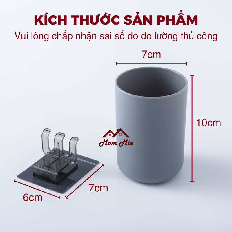 Toothbrush handle with PP Plastic cup