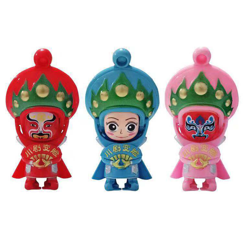 Móc khóa búp bê thay đổi khuôn mặt