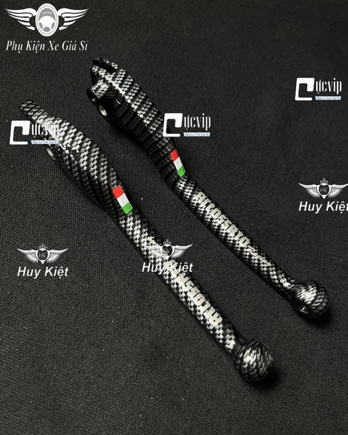 Cặp tay thắng carbon mod chữ rccossrto gắn xe vario 2018 - 2021, click 2018 - 2021 hàng cao cấp ms6173