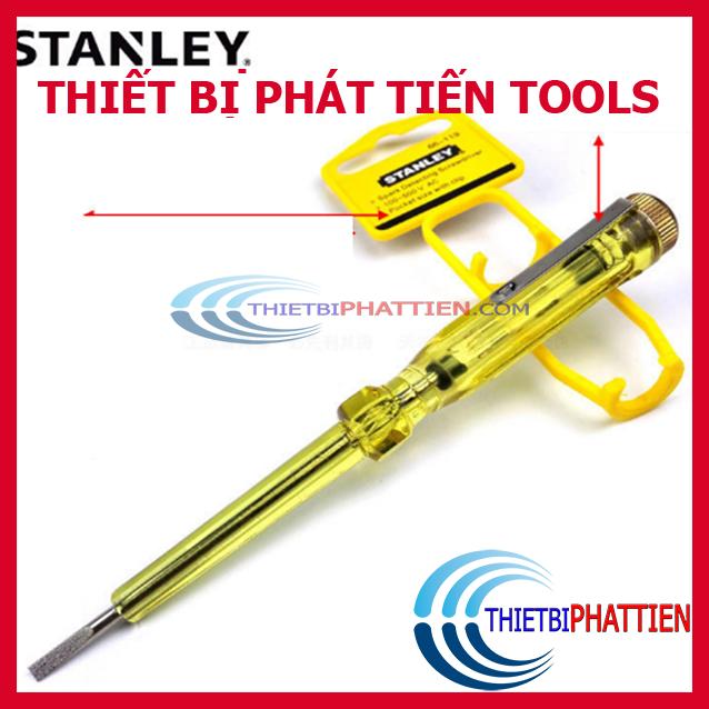 [HCM]Bút Thử Điện Stanley 66-119 Tốt Dài 145mm Màu Vàng ( Hãng STANLEY )