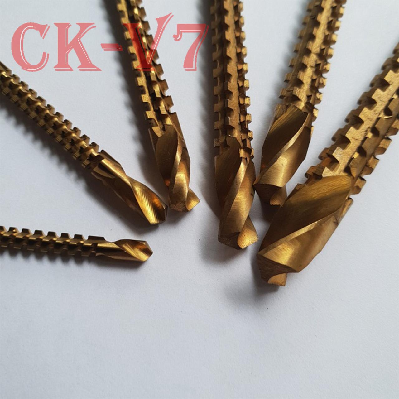 Bộ 6 Mũi Khoan Răng Cưa Phủ Titanium
