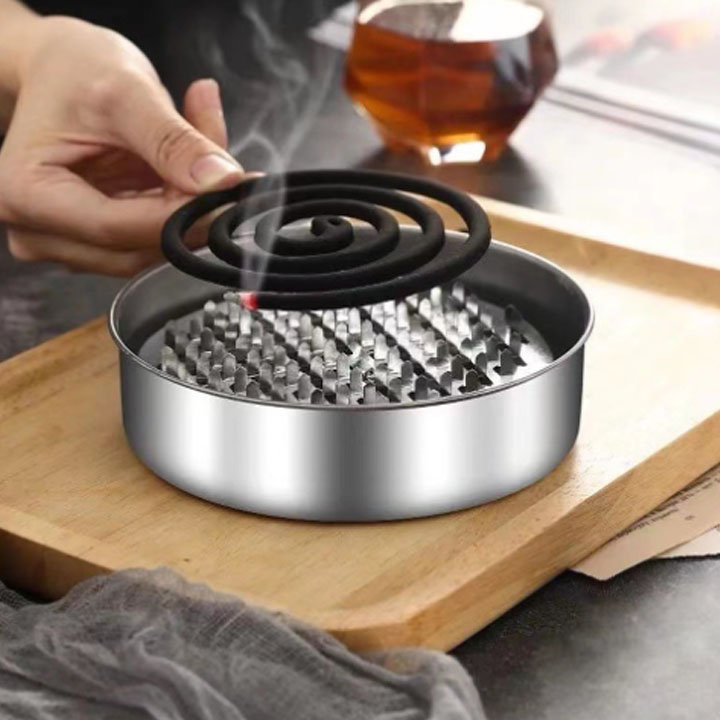 Khay đựng nhang muỗi có nắp đậy an toàn , hộp đựng hương muỗi, đựng nhang muỗi có nắp đậy