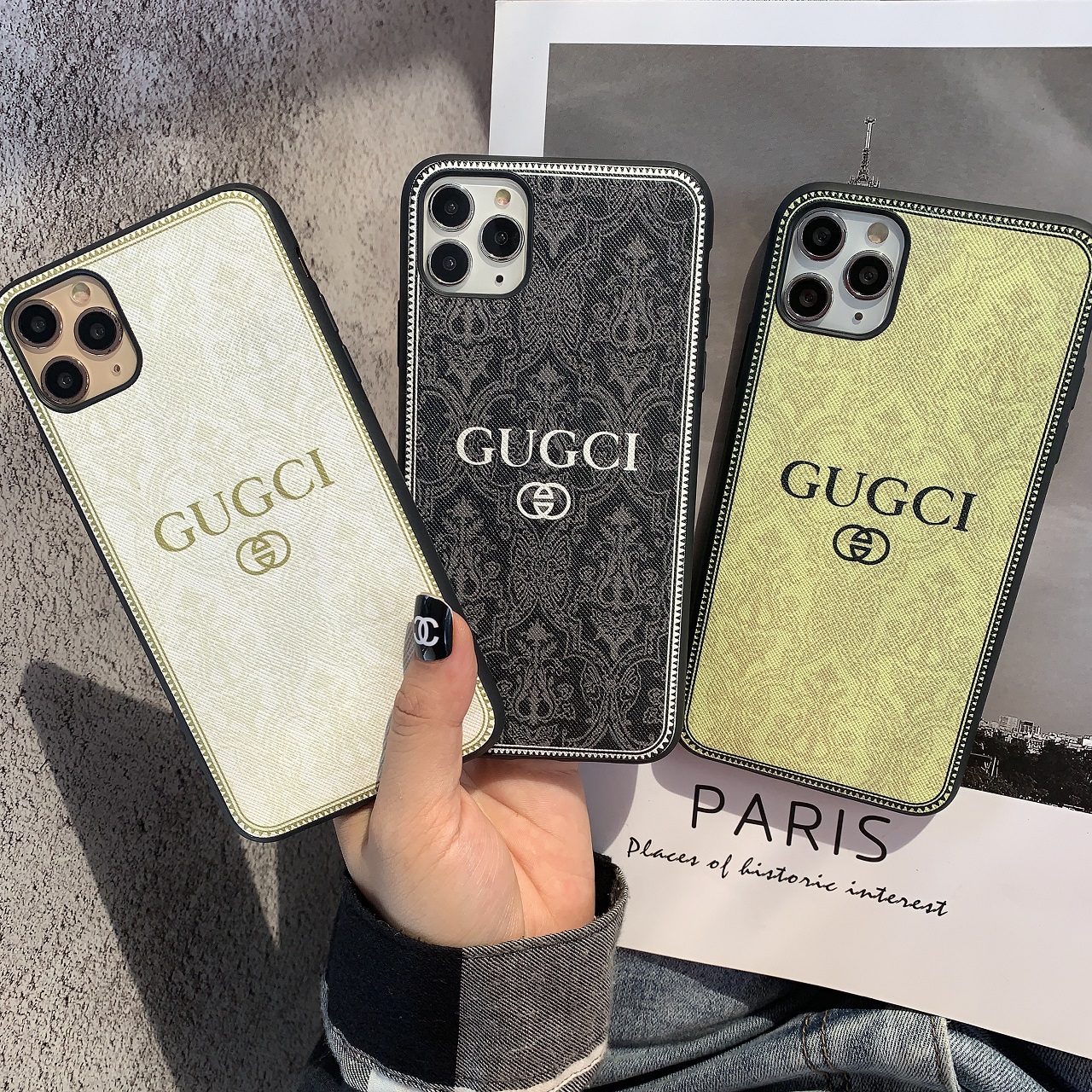 Ốp Lưng Da IMD Họa Tiết GC