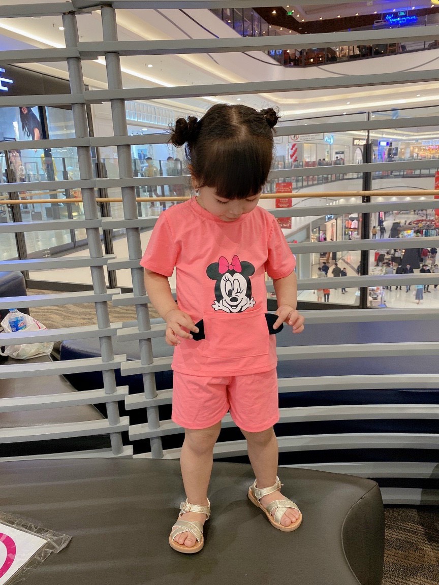 Bộ coton co giãn 4 chiều(có túi bụng) cuổho bé trai, bé gái(0-5 tuổi)