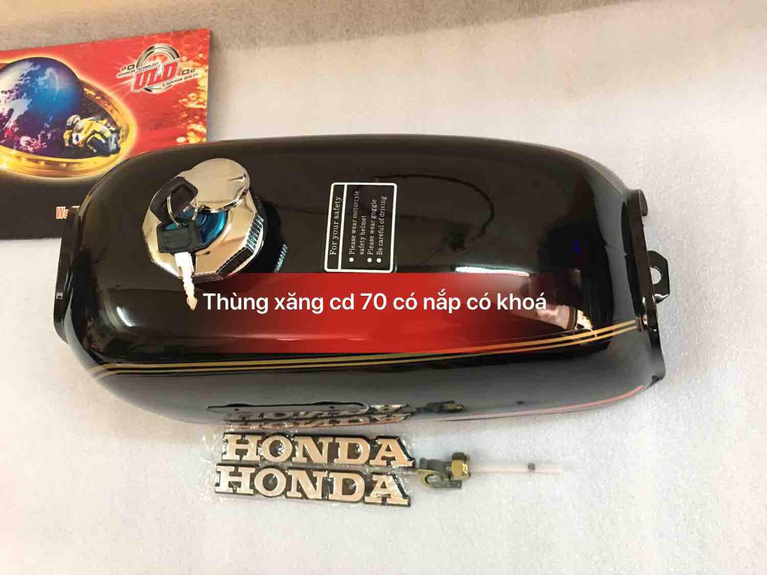 [HCM]Thùng xăng lớn cd 70 cao cấp có nắp có khoá