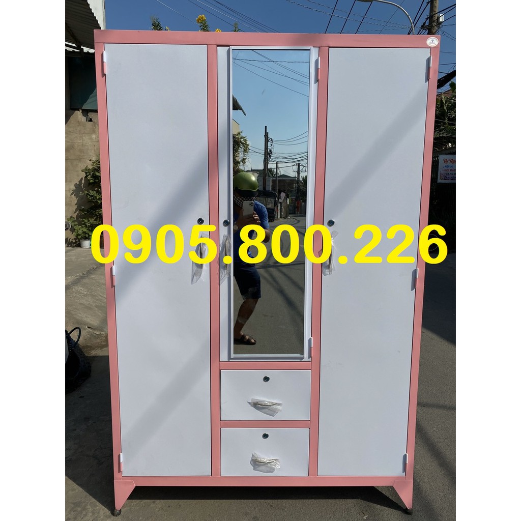 Tủ sắt sơn tĩnh điện 3 cánh