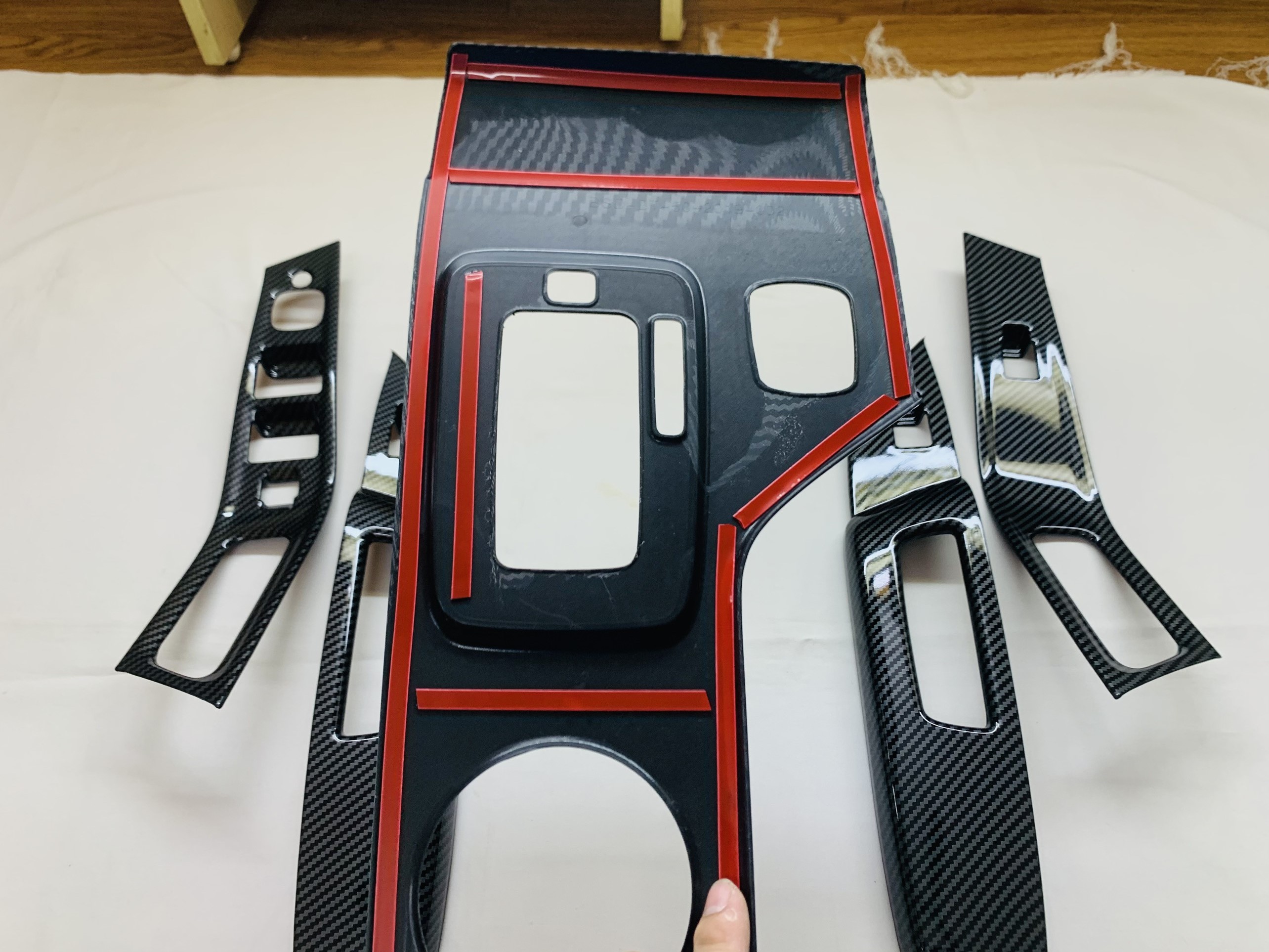 Ốp nội thất carbon xe Mazda BT50