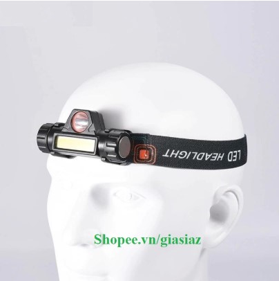 Đèn Đội Đầu Mini Siêu Sáng, Đèn Pin Đội Đầu Mini Siêu Sáng 3in1