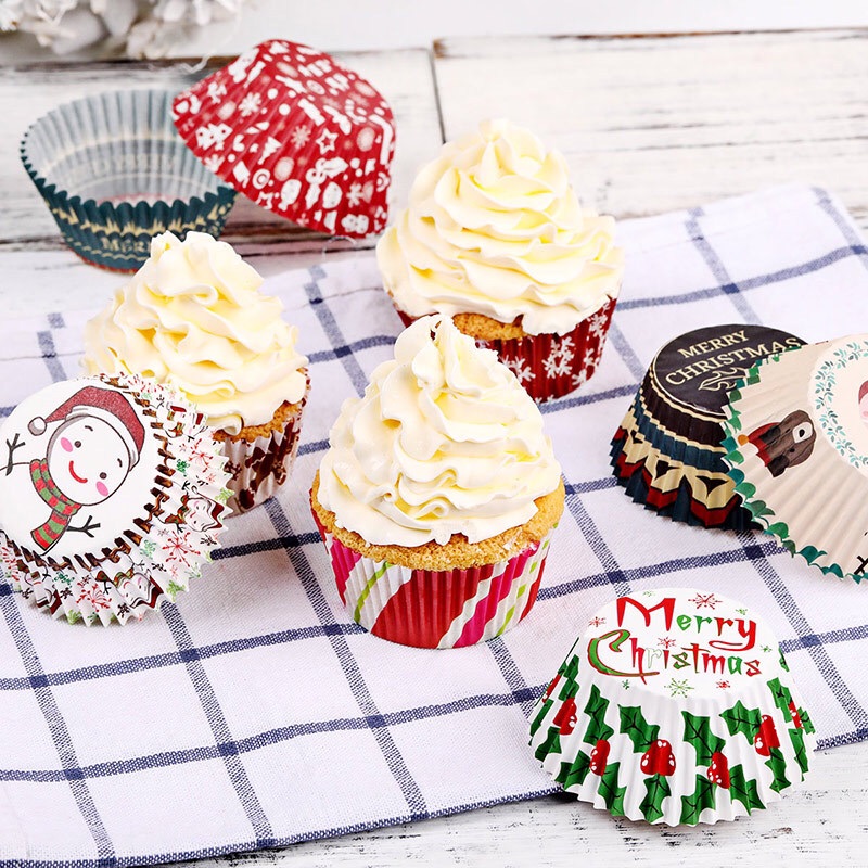 100 cup giấy mềm / Cupcake giấy