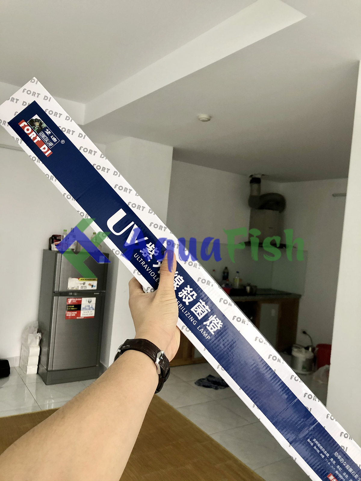 Đèn UV Fort Di, 3D Gebo 100w (đèn diệt tảo chuyên dụng cho hồ cá koi, hồ cá rồng)