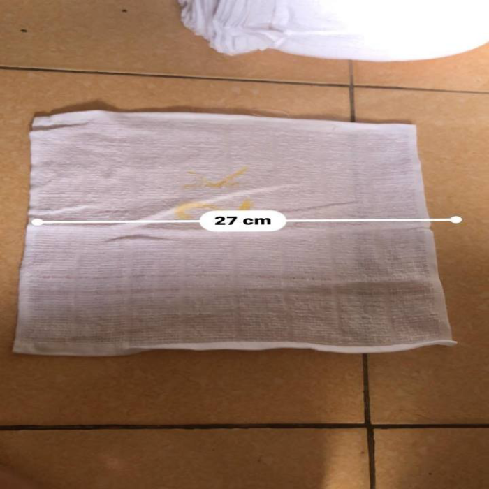 Khăn Lau Trắng 27x27 cm 100 chiếc