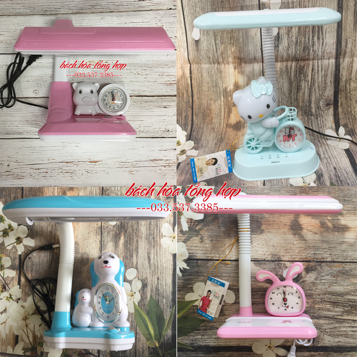 Đèn bàn, đèn học, đèn led, đèn làm việc, đèn học sinh, đèn học để bàn, đèn làm việc để bàn, đồng hồ để bàn, đèn học có đồng hồ để bàn, đèn để bàn led, đèn hình thú