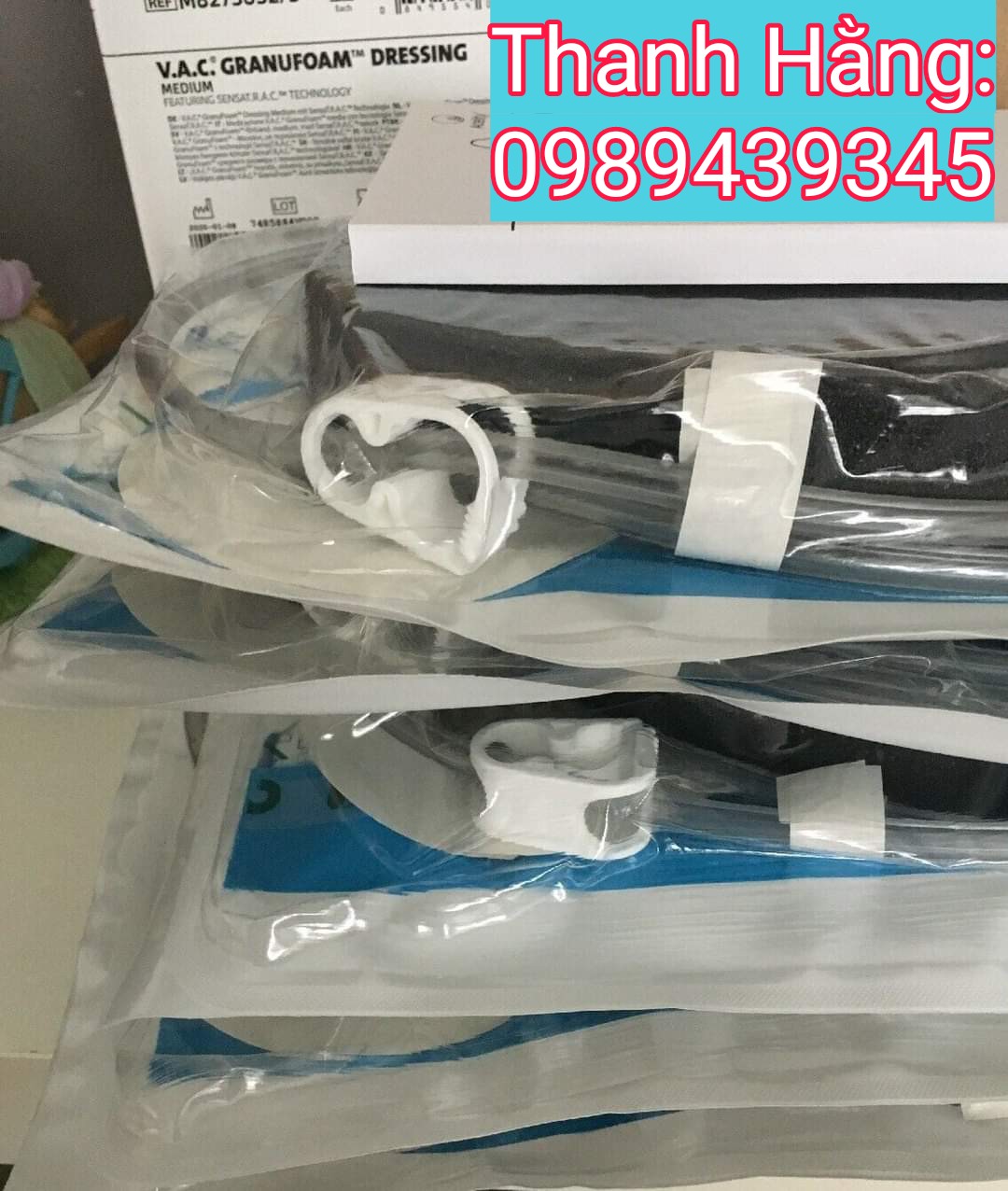 CURAVAC (VAC) ( Bộ thay băng hút áp lực âm) Size M