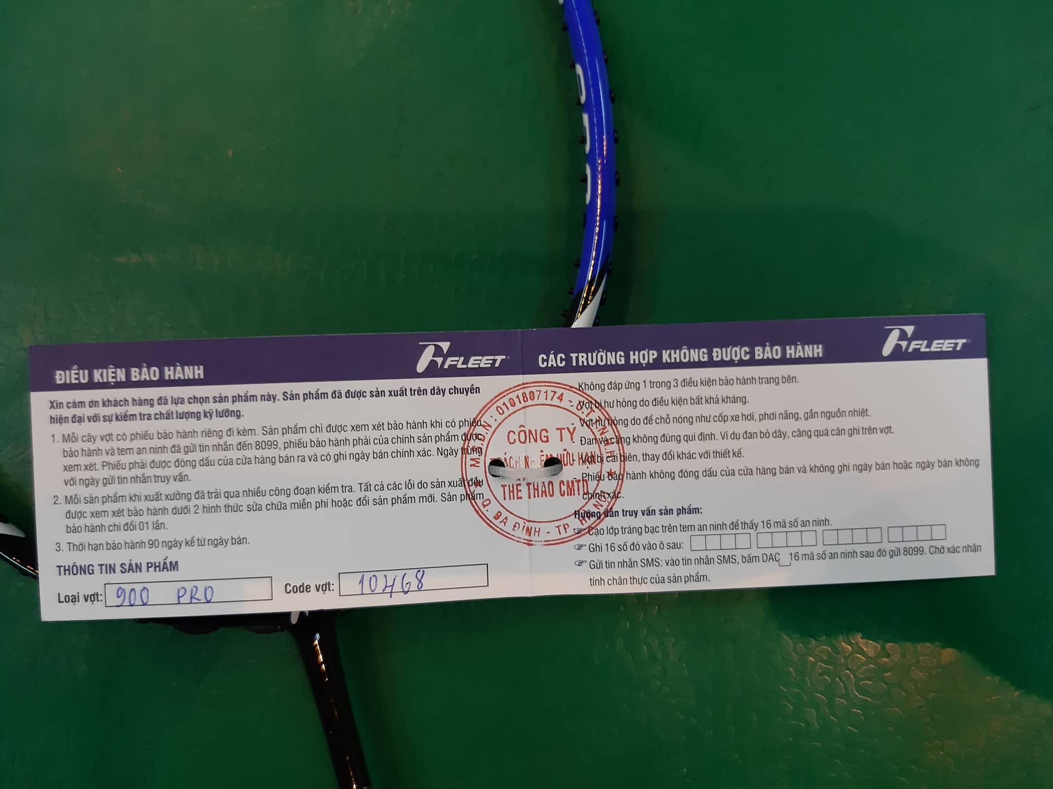Vợt cầu lông Fleet 900 Pro (Chính hãng)