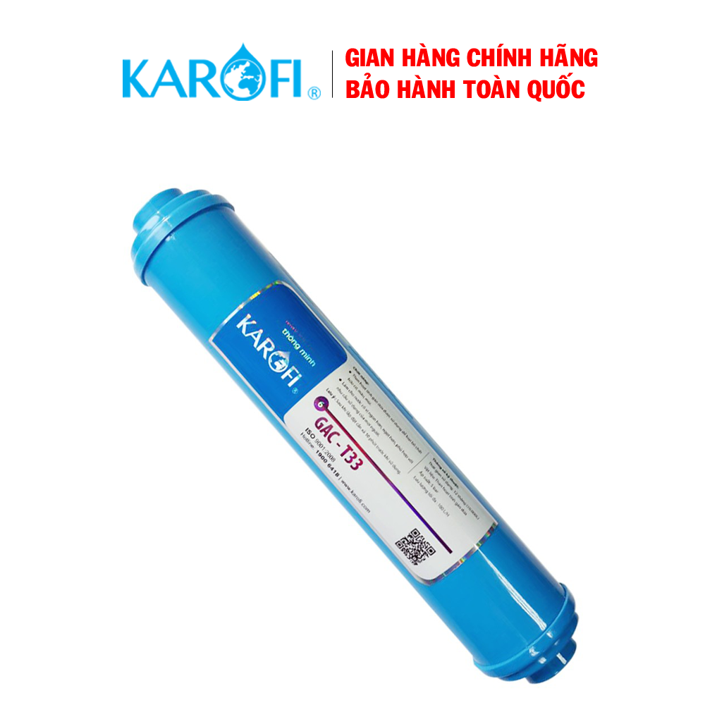 Lõi lọc nước số 5 karofi - lõi lọc nước t33-gac - lõi lọc than hoạt tính