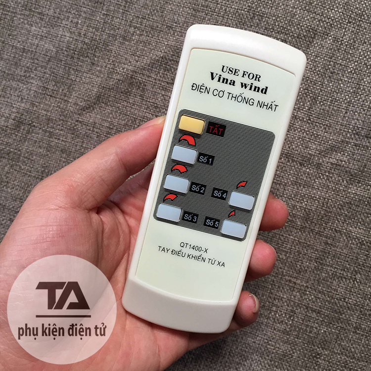 [ FREESHIP ] Remote Điều khiển quạt Vinawind ✔ QT1400 - X