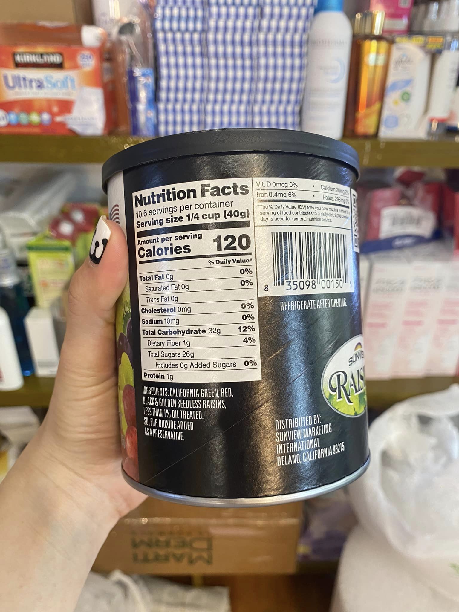 Nho khô Raisins Mỹ 425gram