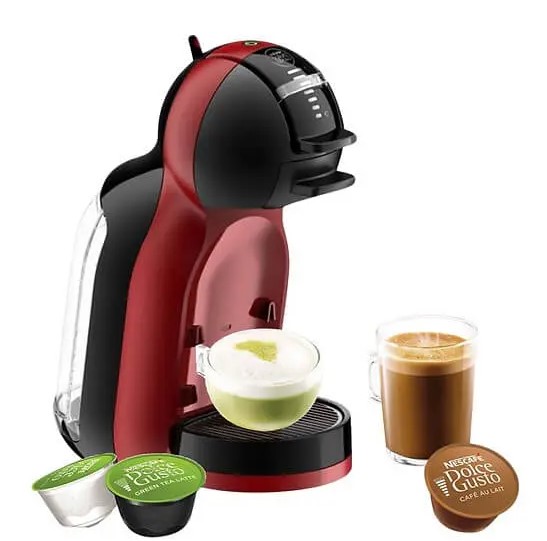 Dolce gusto delonghi mini edg 155.bg, capsule coffee maker, family coffee maker, coffee machine, 15 bar pressure, 800ml capacity, 12 month warranty