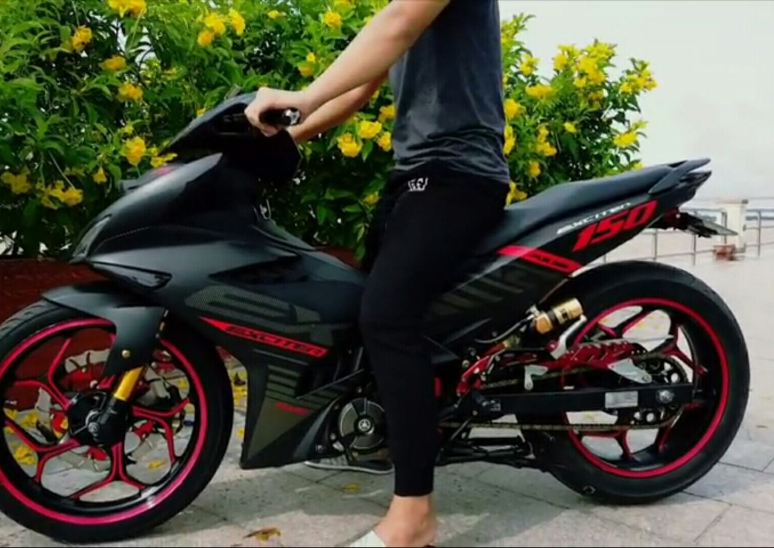 Tem RỜI EXCITER 150 ĐỎ ĐEN NHÁM