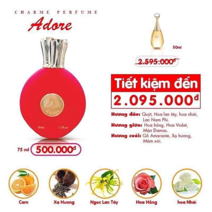Nước Hoa Charme_Adore 75ml