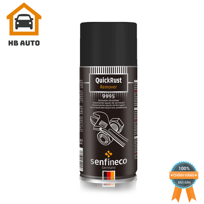 Chai loại bỏ gỉ sét senfineco 9995 – 450ml quick rust remover hàng đức chính hãng – hb auto