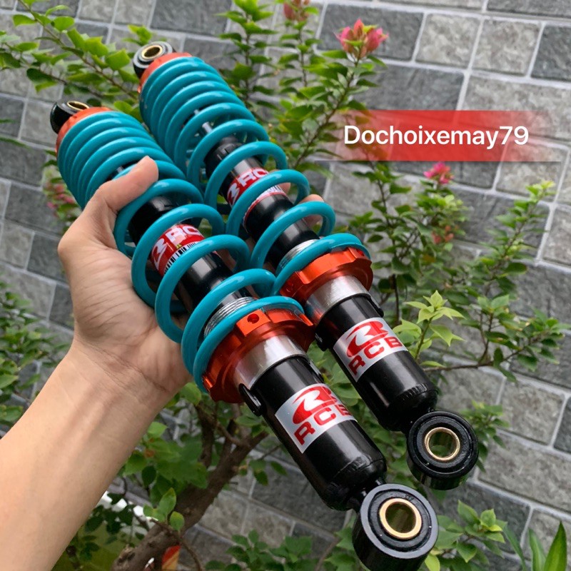 Phuộc RCB màu xanh Nitron gắn Wave Dream Sirius
