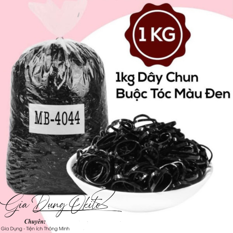 Sỉ 1kg chun bộc tóc nhiều màu