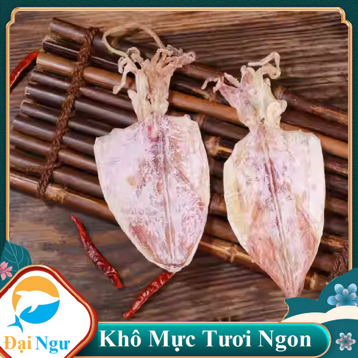 Khô mực siêu tươi ngon cà mau- -khô mực size mini siêu ngọt--đại ngư