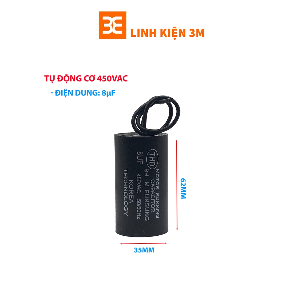Tụ Động Cơ 370VAC - 10uf