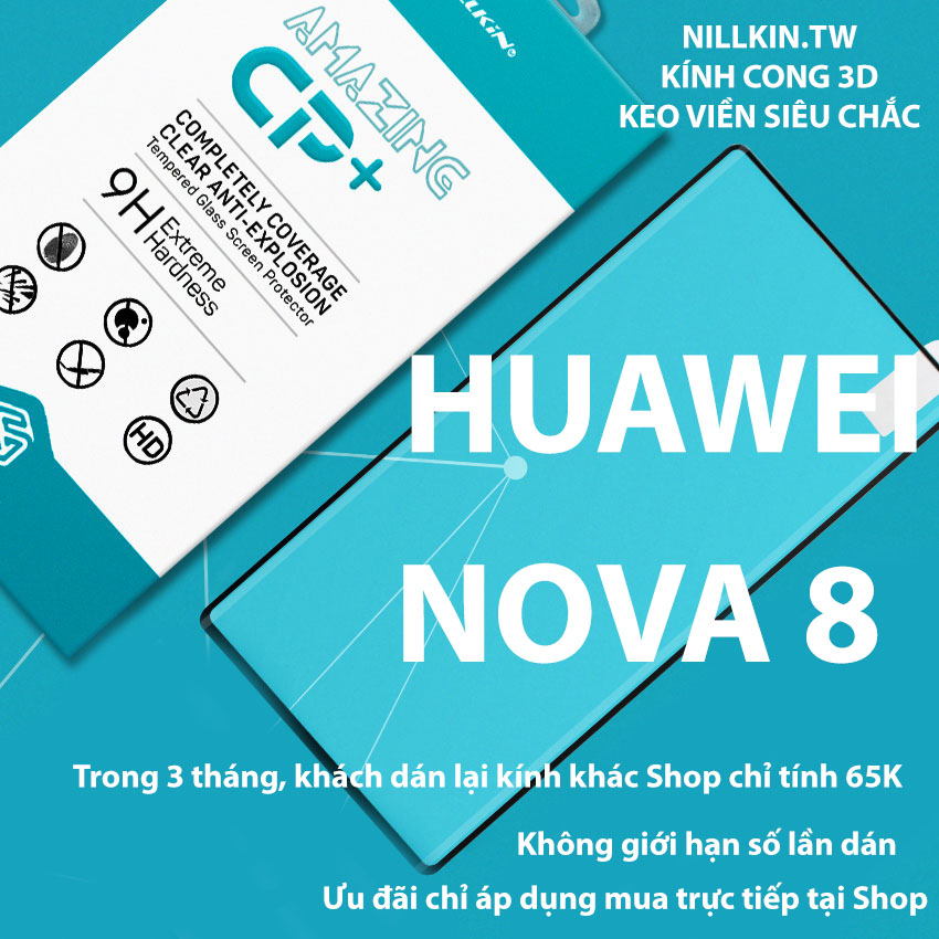 Kính cường lực nillkin.tw cho huawei mate 20 pro/mate 30 pro/mate 40 pro/mate 40/p30 pro/p40 pro/nova 8